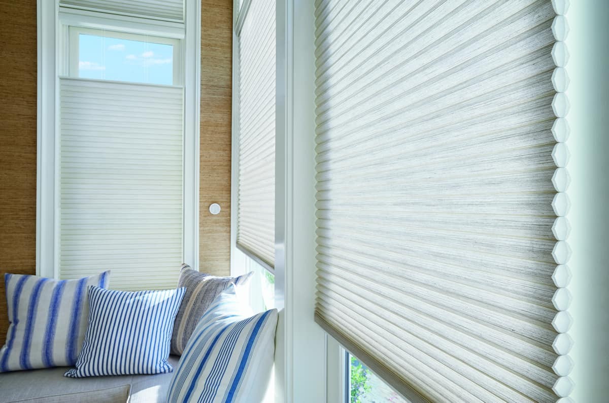 Duette® Honeycomb Shades near Anaheim, California (CA) Hunter Douglas window treatments with PowerViewⓇ Automation
