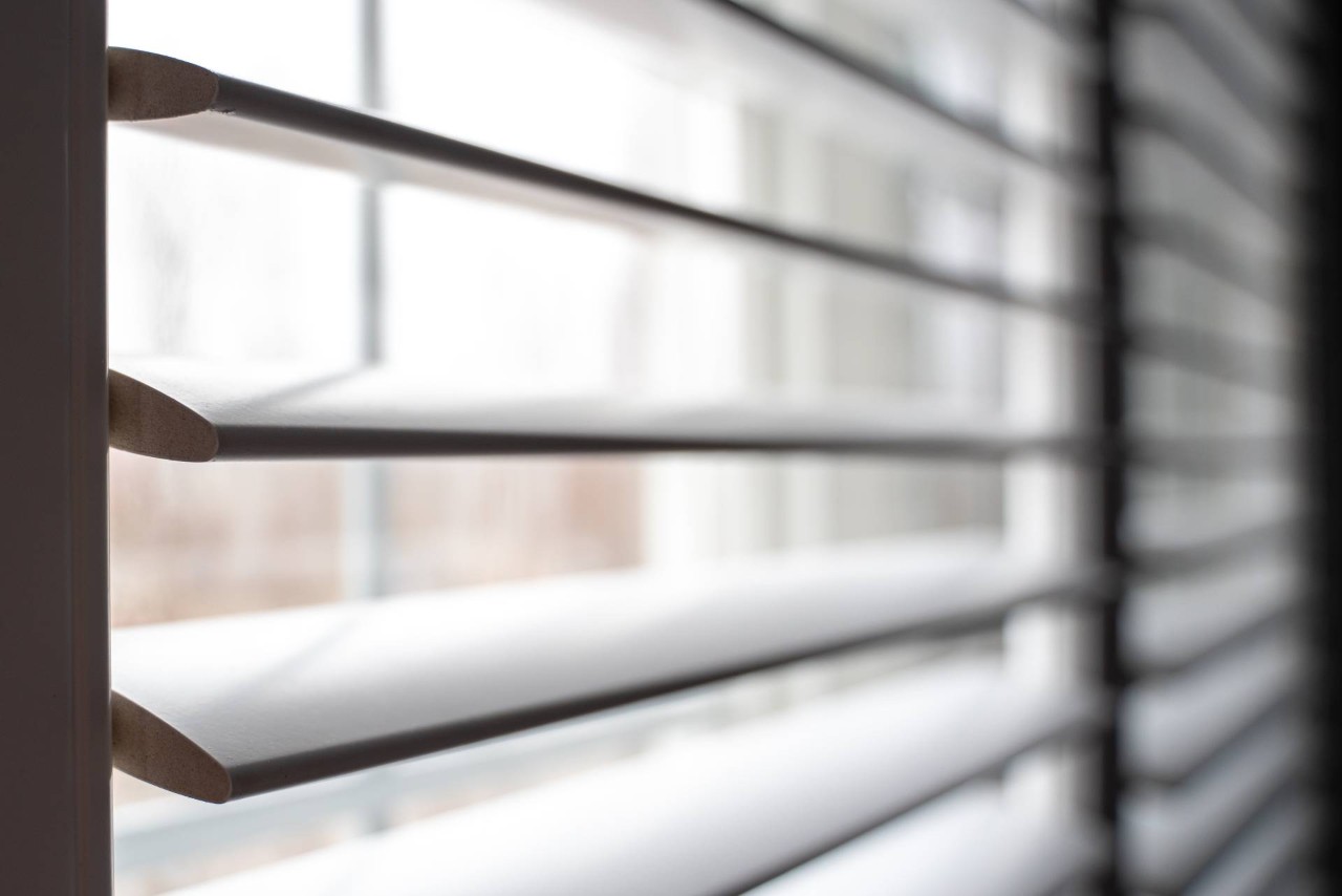  Window shutter in a home near Anaheim, CA.