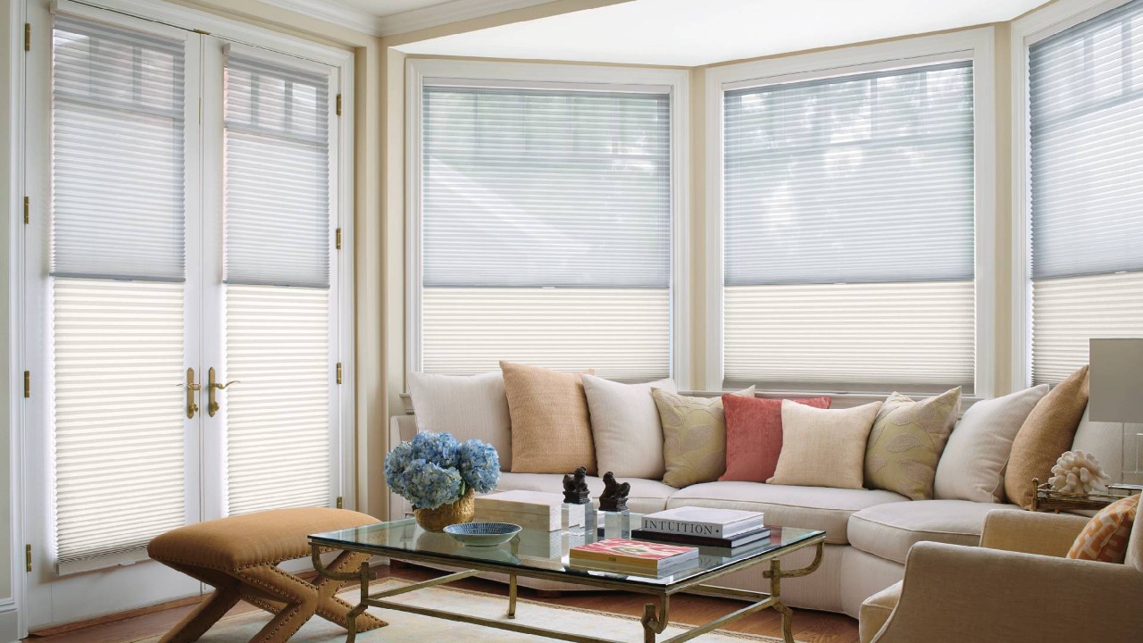 Hunter Douglas bay window treatments near Anaheim, CA